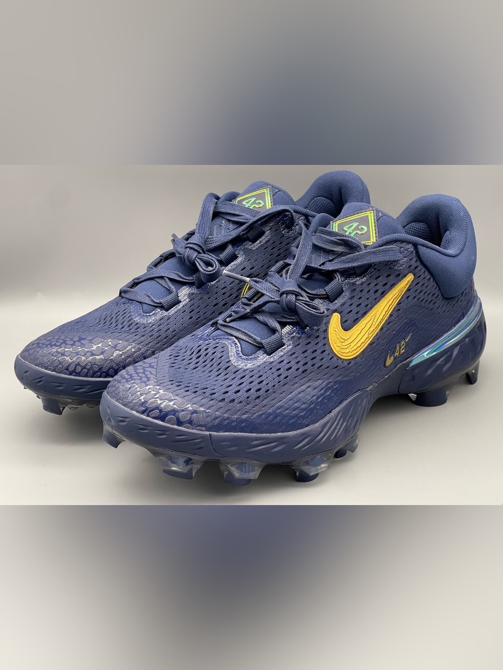 Nike Alpha Huarache Elite 4 Jackie Robinson Baseball Cleats Sz 13 FZ1362-400 NEW
